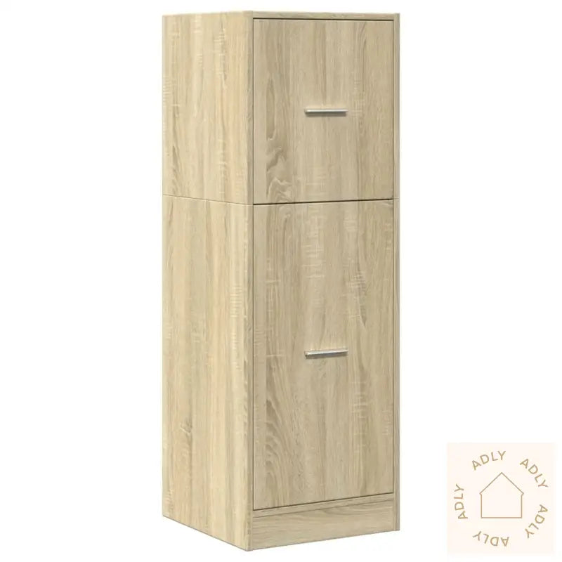 Apotekskap Sonoma Eik 40X41X118 Cm Konstruert Tre