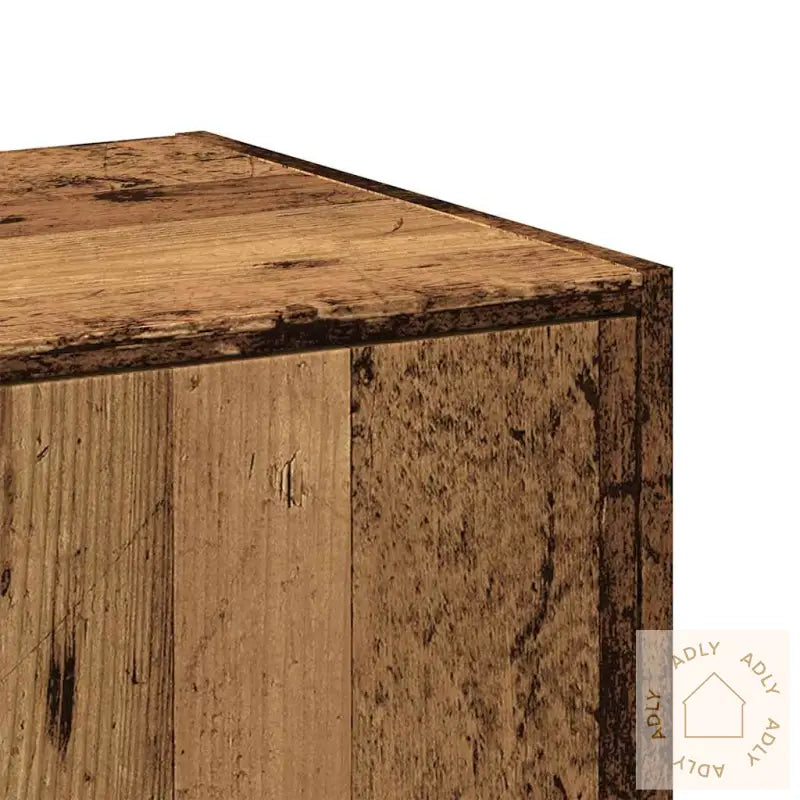 Apotekskap Gammelt Tre 30X41X118 Cm Konstruert Tre