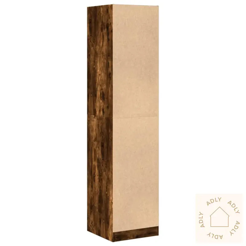 Apotekskap Røkt Eik 40X41X174,5 Cm Konstruert Tre