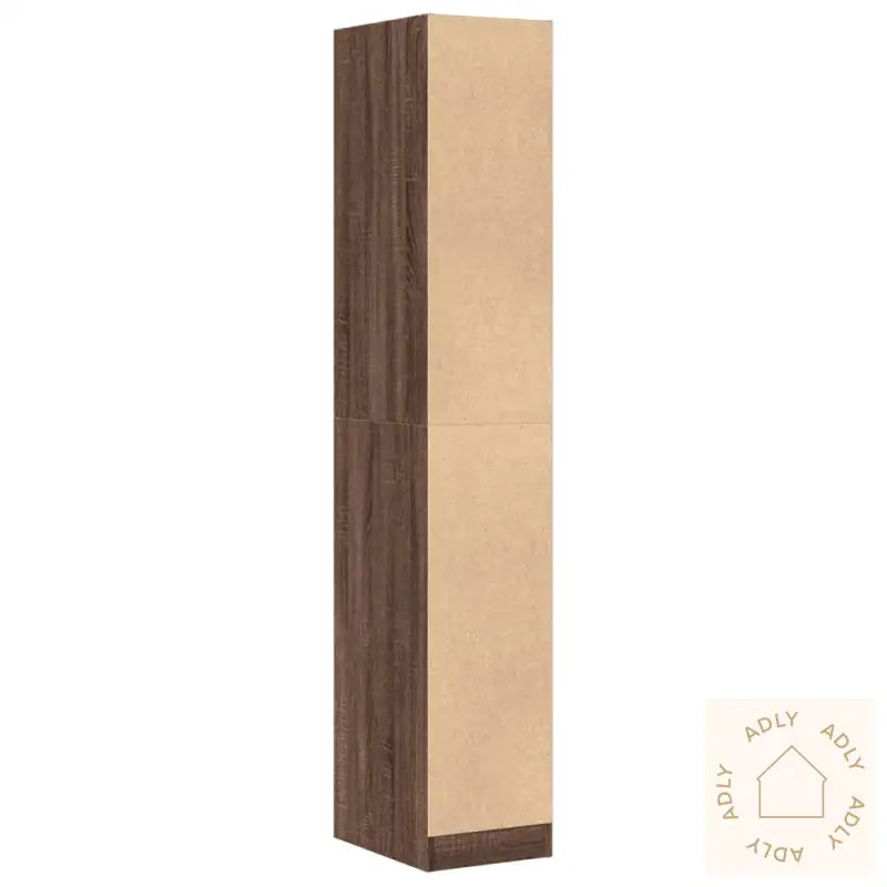 Apotekskap Brun Eik 30X41X174,5 Cm Konstruert Tre