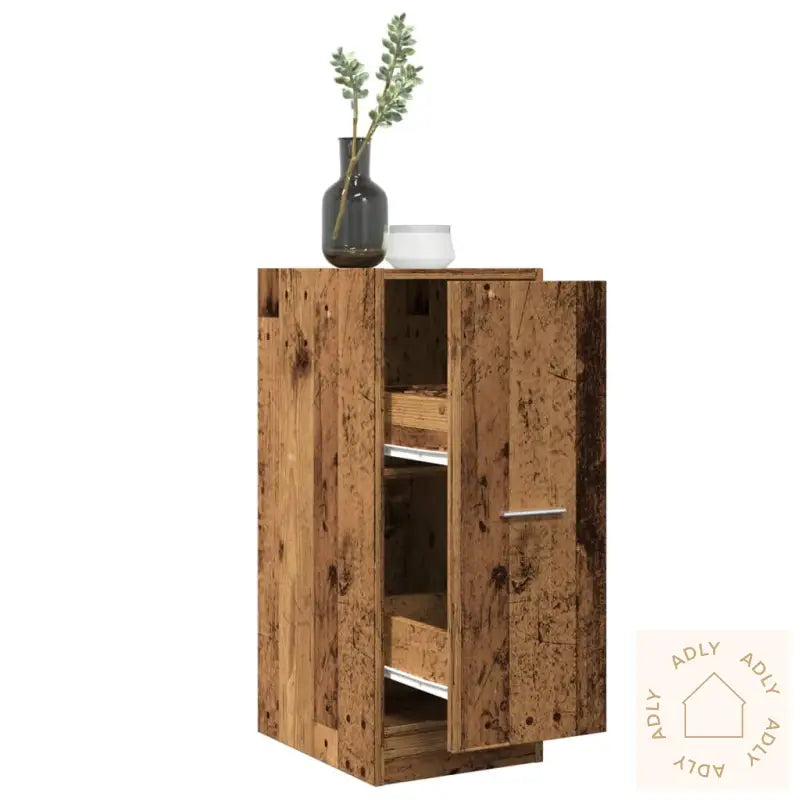 Apotekskap Gammelt Tre 30X41X77,5 Cm Konstruert Tre