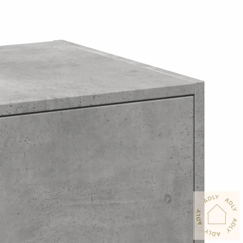 Apotekskap Betonggrå 30X41X174,5 Cm Konstruert Tre