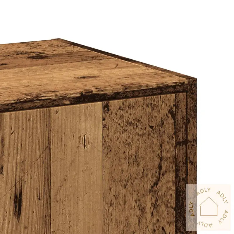 Apotekskap Gammelt Tre 30X41X174,5 Cm Konstruert Tre