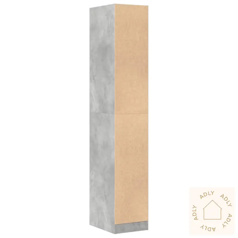 Apotekskap Betonggrå 30X41X174,5 Cm Konstruert Tre
