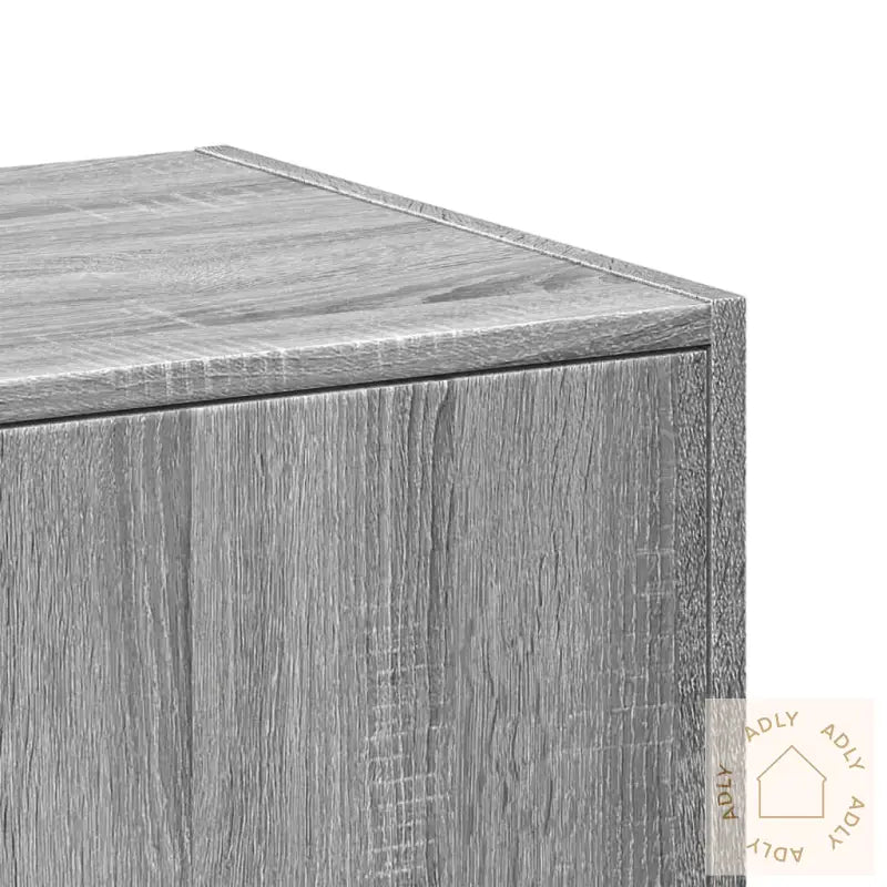 Apotekskap Grå Sonoma 30X41X118 Cm Konstruert Tre