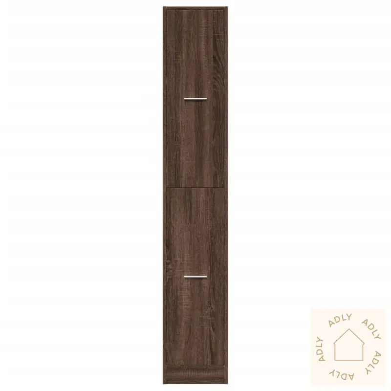 Apotekskap Brun Eik 30X41X174,5 Cm Konstruert Tre