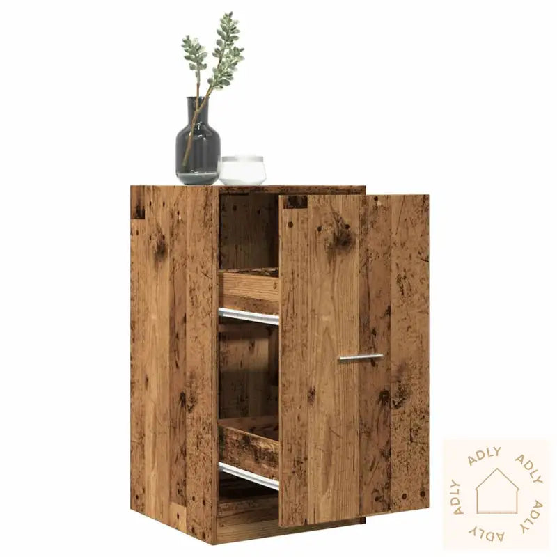 Apotekskap Gammelt Tre 40X41X77,5 Cm Konstruert Tre