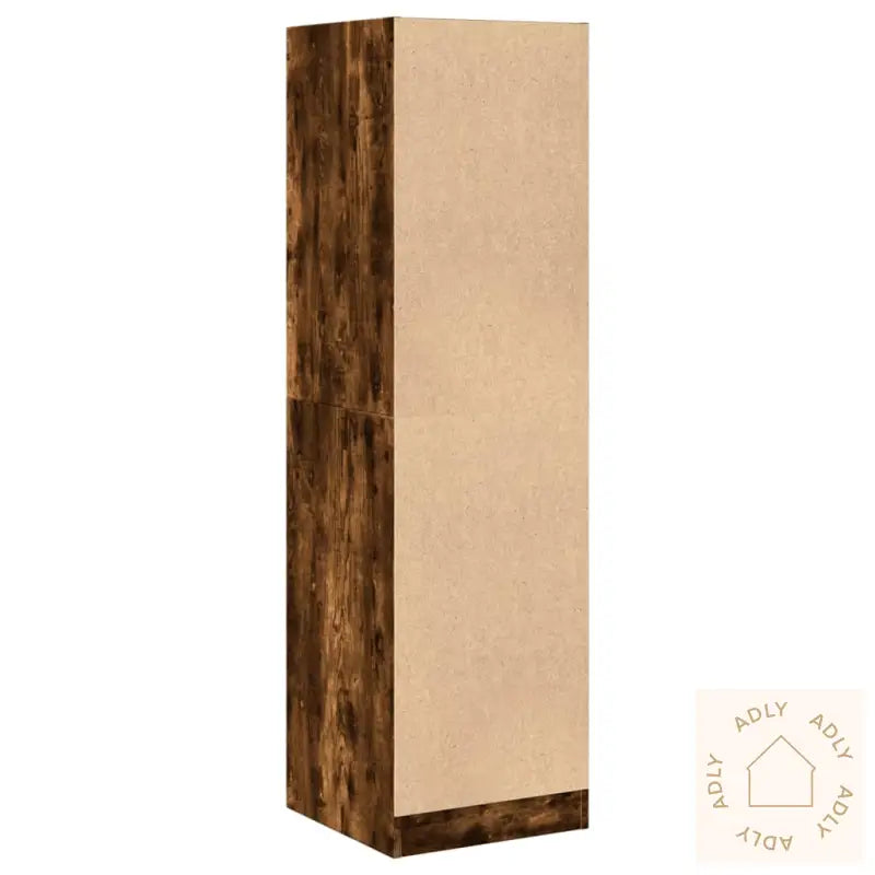 Apotekskap Røkt Eik 40X41X144,5 Cm Konstruert Tre