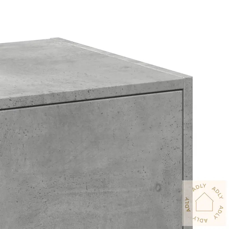 Apotekskap Betonggrå 30X41X118 Cm Konstruert Tre