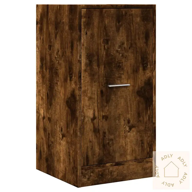 Apotekskap Røkt Eik 40X41X77,5 Cm Konstruert Tre