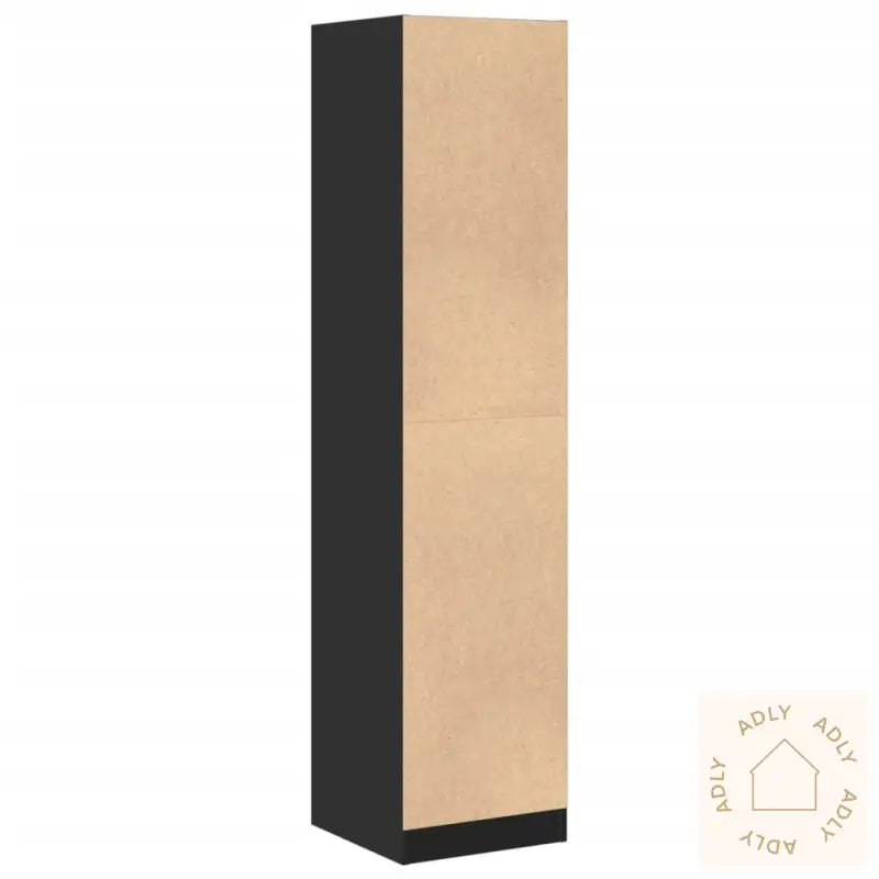 Apotekskap Svart 40X41X174,5 Cm Konstruert Tre