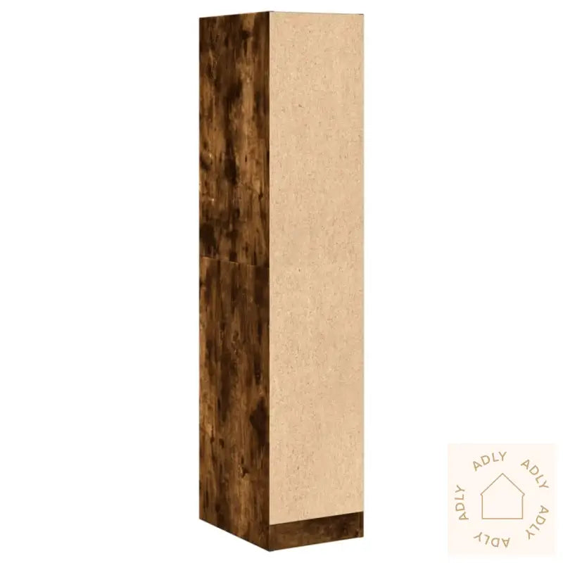 Apotekskap Røkt Eik 30X41X144,5 Cm Konstruert Tre
