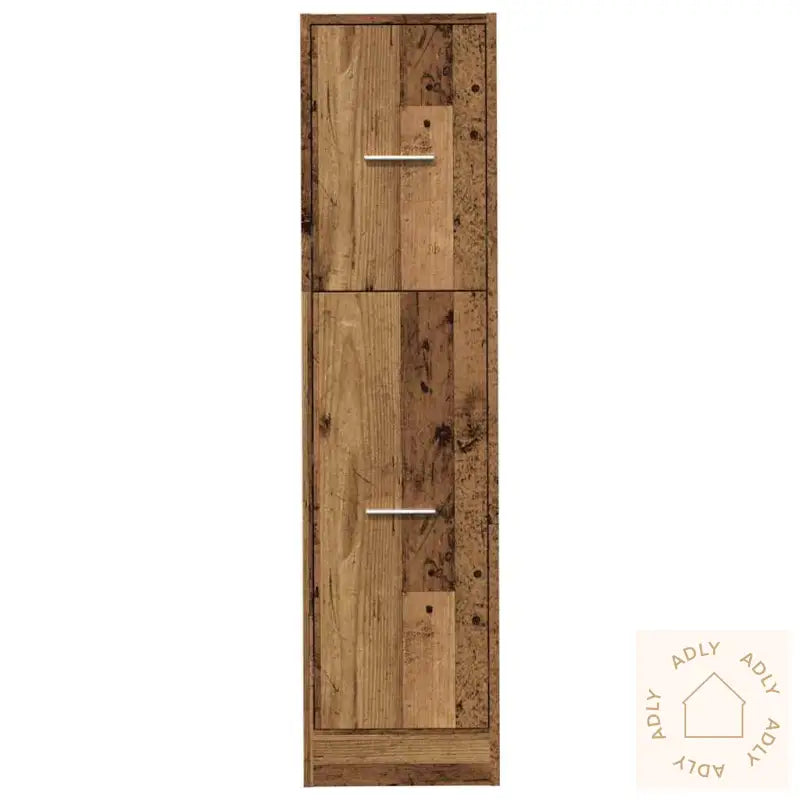 Apotekskap Gammelt Tre 30X41X118 Cm Konstruert Tre