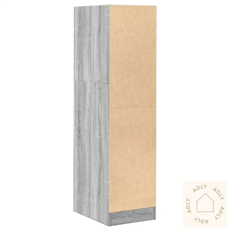 Apotekskap Grå Sonoma 30X41X118 Cm Konstruert Tre