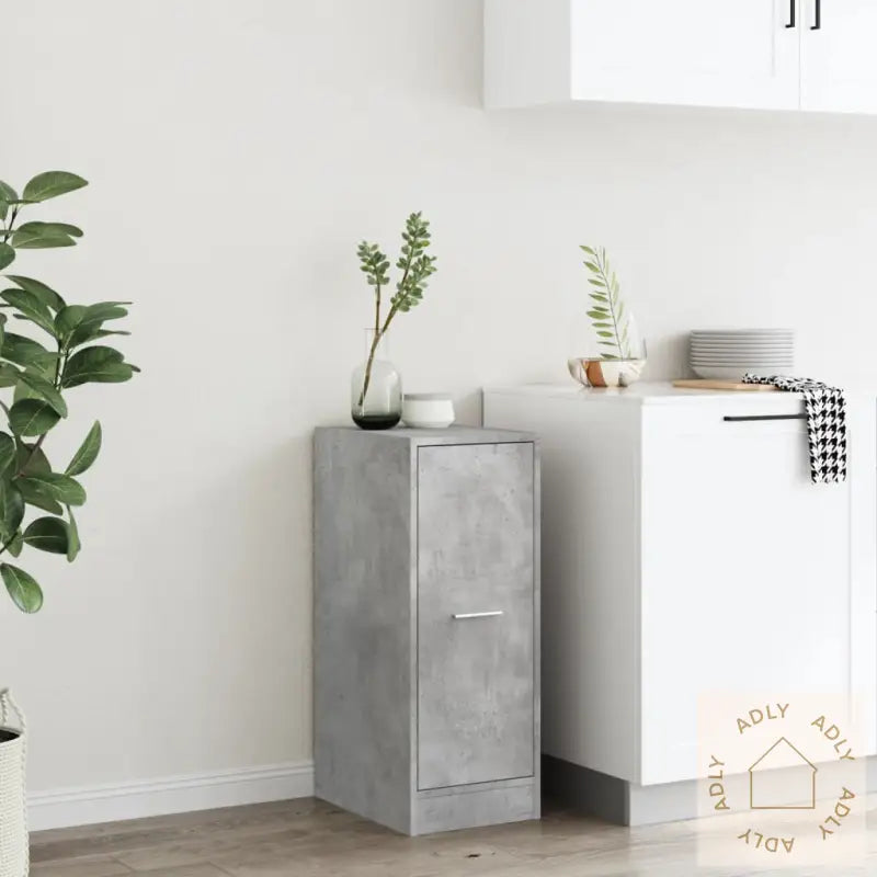 Apotekskap Betonggrå 30X41X77,5 Cm Sponplater