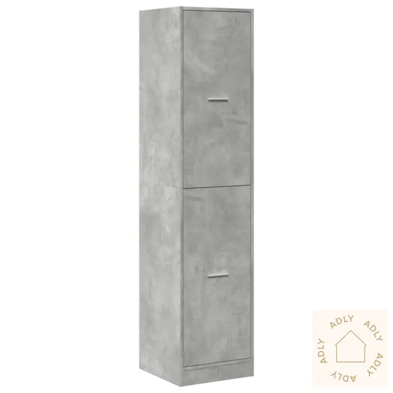 Apotekskap Betonggrå 40X41X174,5 Cm Konstruert Tre