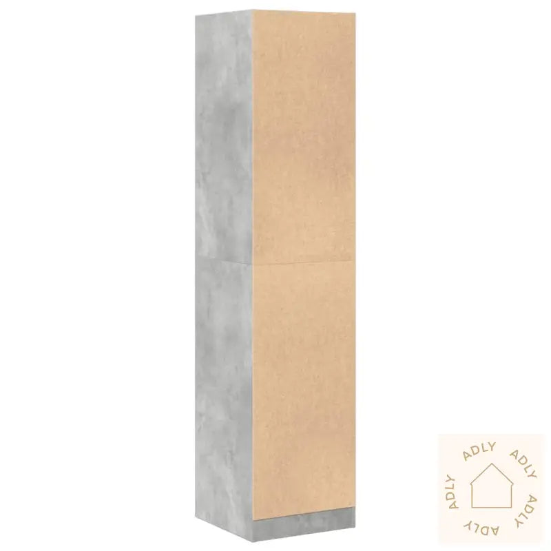 Apotekskap Betonggrå 40X41X174,5 Cm Konstruert Tre