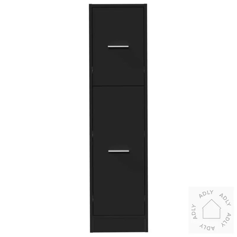 Apotekskap Svart 30X41X118 Cm Konstruert Tre