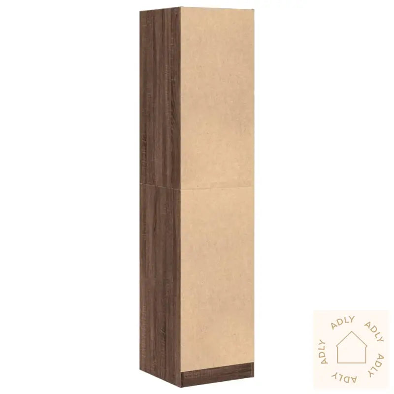 Apotekskap Brun Eik 40X41X174,5 Cm Konstruert Tre