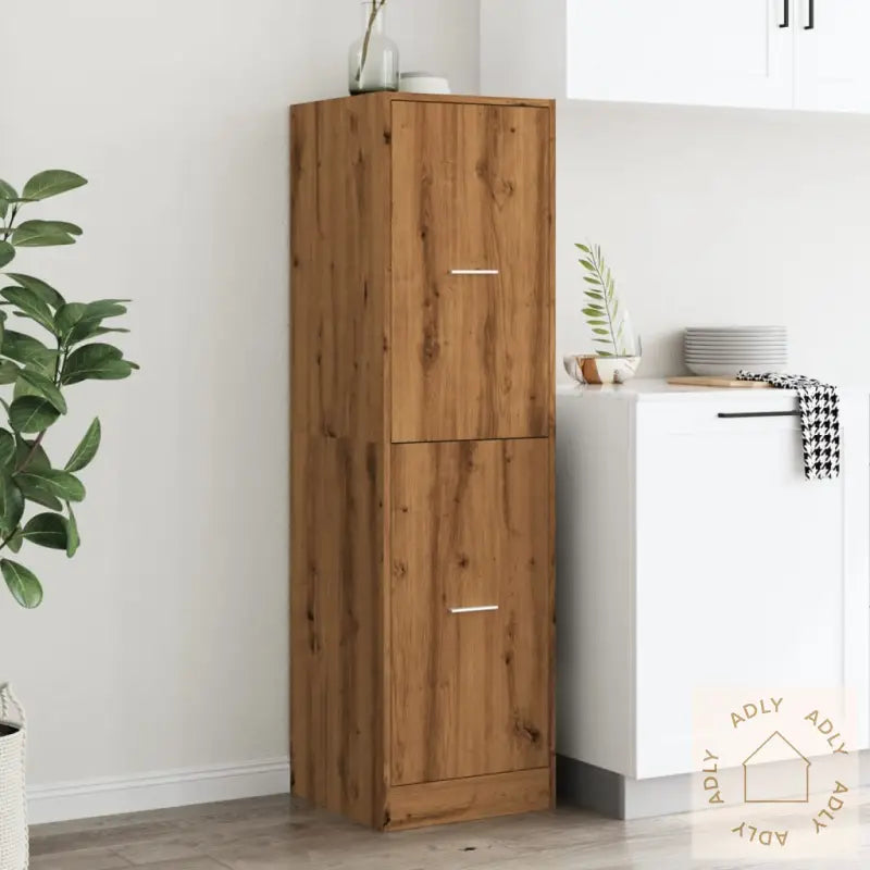 Apotekskap Artisan Eik 40X41X144,5 Cm Konstruert Tre