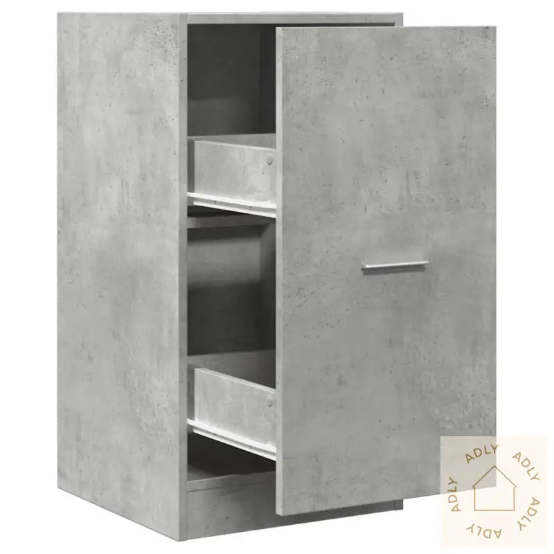 Apotekskap Betonggrå 40X41X77,5 Cm Konstruert Tre