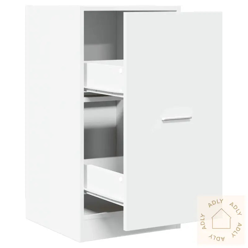Apotekskap Hvit 40X41X77,5 Cm Konstruert Tre