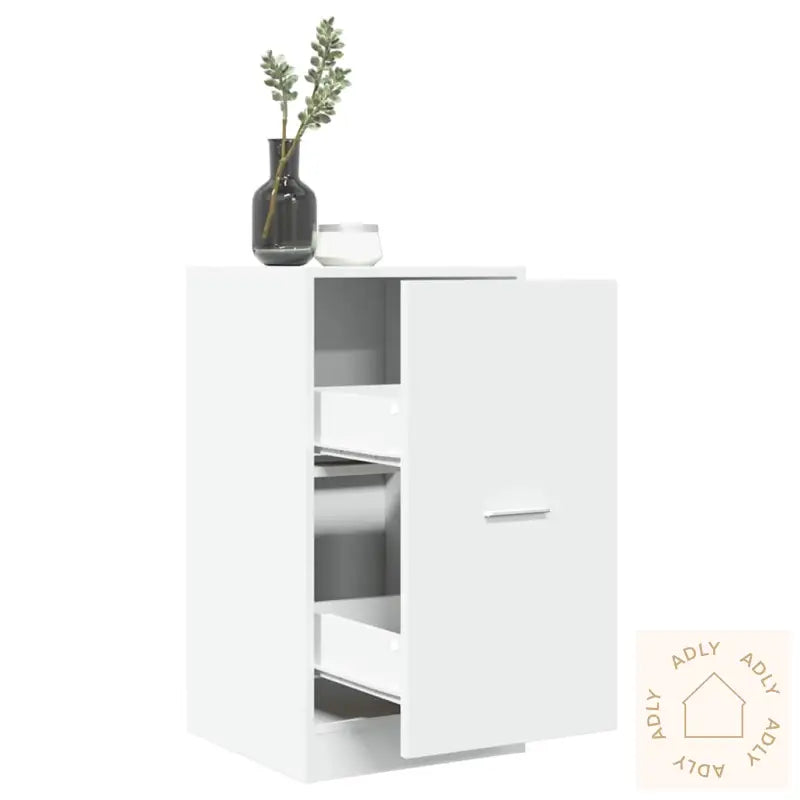 Apotekskap Hvit 40X41X77,5 Cm Konstruert Tre