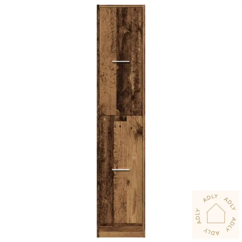 Apotekskap Gammelt Tre 30X41X144,5 Cm Konstruert Tre