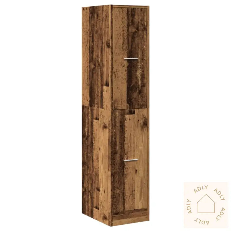 Apotekskap Gammelt Tre 30X41X144,5 Cm Konstruert Tre