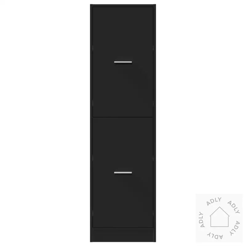 Apotekskap Svart 40X41X144,5 Cm Konstruert Tre