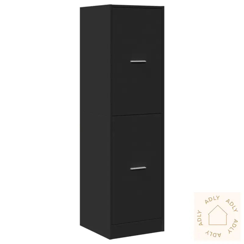 Apotekskap Svart 40X41X144,5 Cm Konstruert Tre