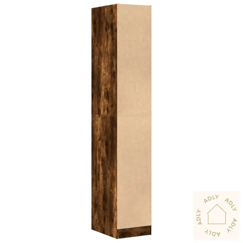Apotekskap Røkt Eik 30X41X174,5 Cm Konstruert Tre