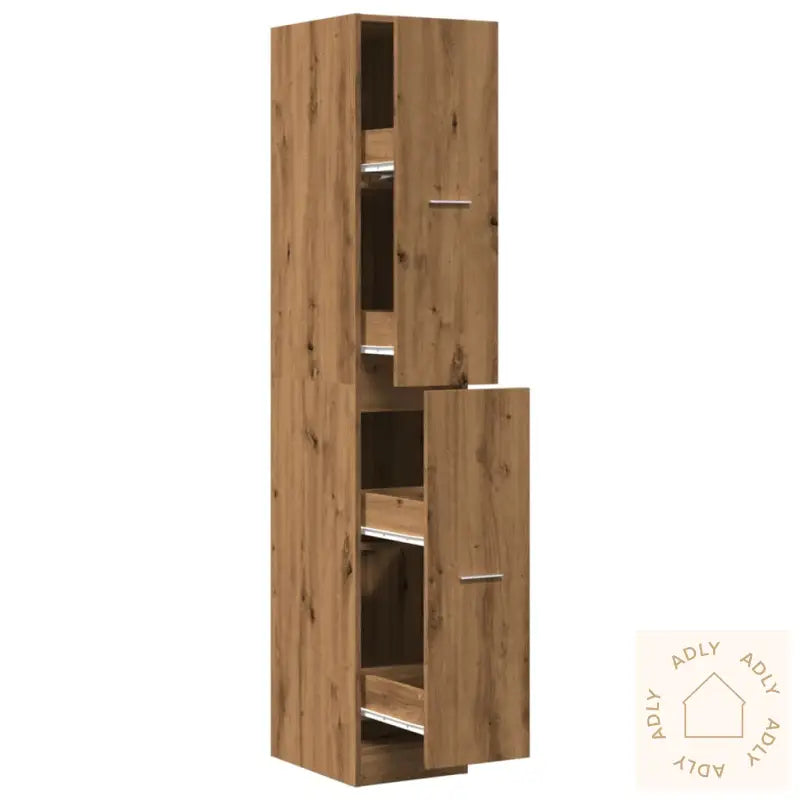 Apotekskap Artisan Eik 30X41X174,5 Cm Konstruert Tre