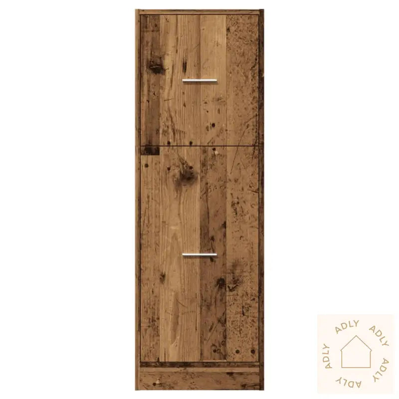 Apotekskap Gammelt Tre 40X41X118 Cm Konstruert Tre