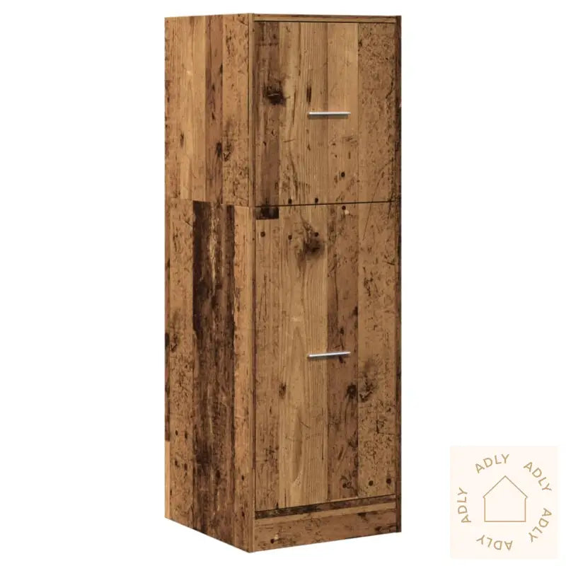 Apotekskap Gammelt Tre 40X41X118 Cm Konstruert Tre