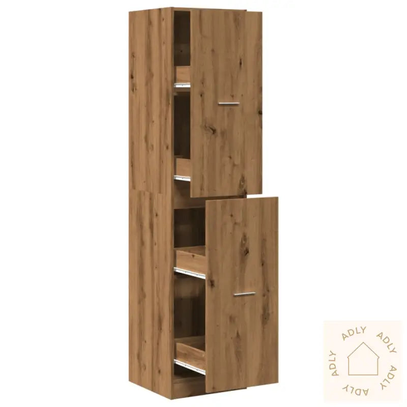 Apotekskap Artisan Eik 40X41X174,5 Cm Konstruert Tre