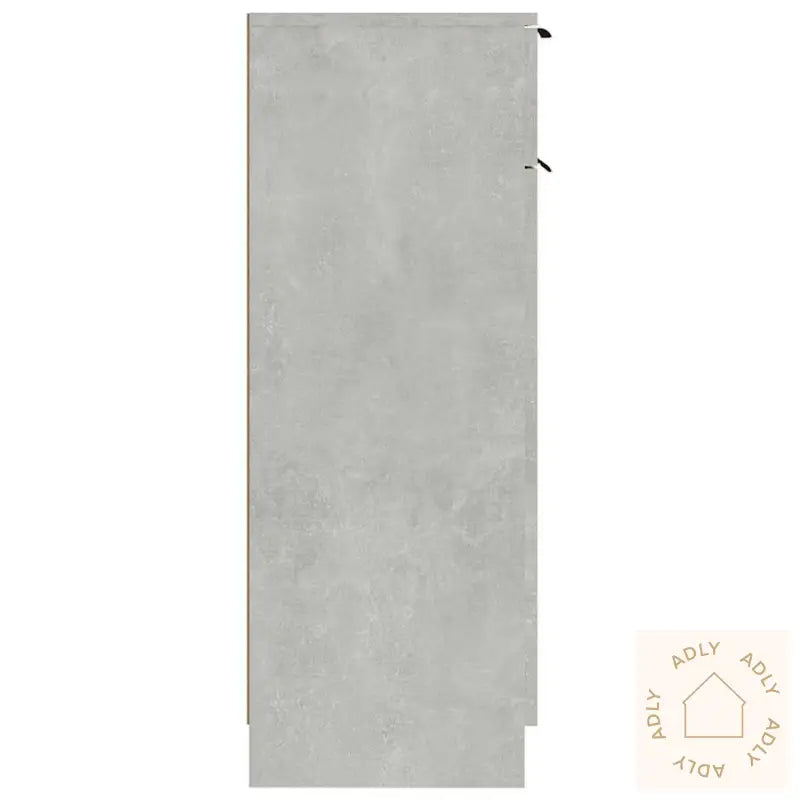 Baderomsskap Betonggrå 32X34X90 Cm Konstruert Tre