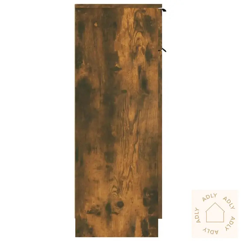 Baderomsskap Røkt Eik 32X34X90 Cm Konstruert Tre