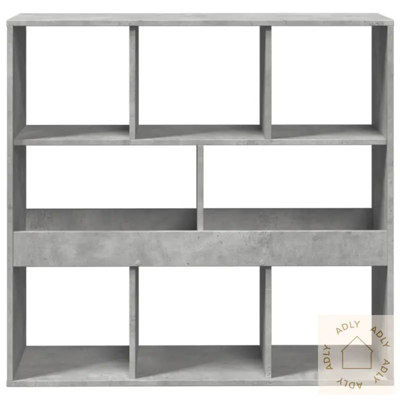 Bokhylle/Romdeler Betonggrå 100X33X94,5 Cm
