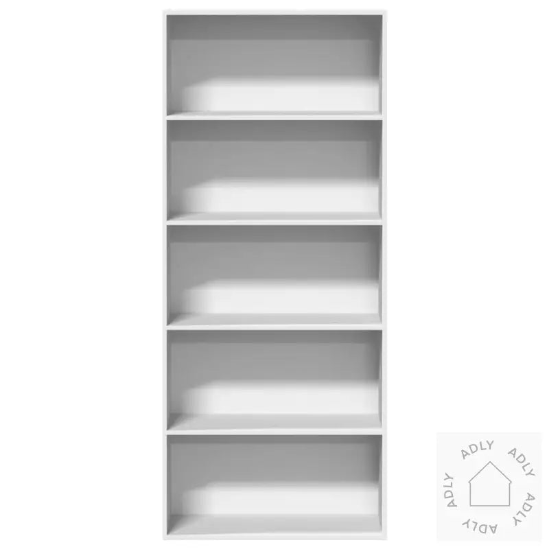 Bokhylle Hvit 80X30X189 Cm Konstruert Tre