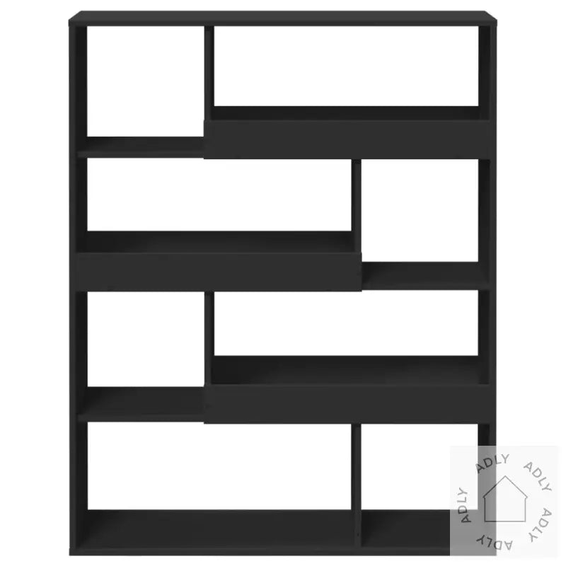 Bokhylle Svart 100X33X125,5 Cm Konstruert Tre