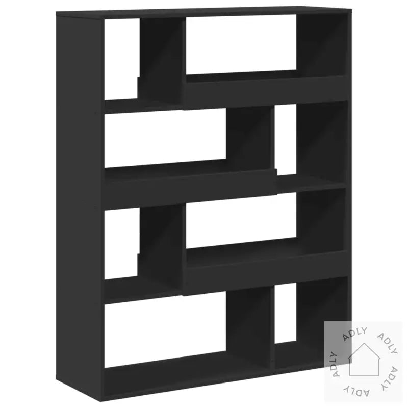 Bokhylle Svart 100X33X125,5 Cm Konstruert Tre