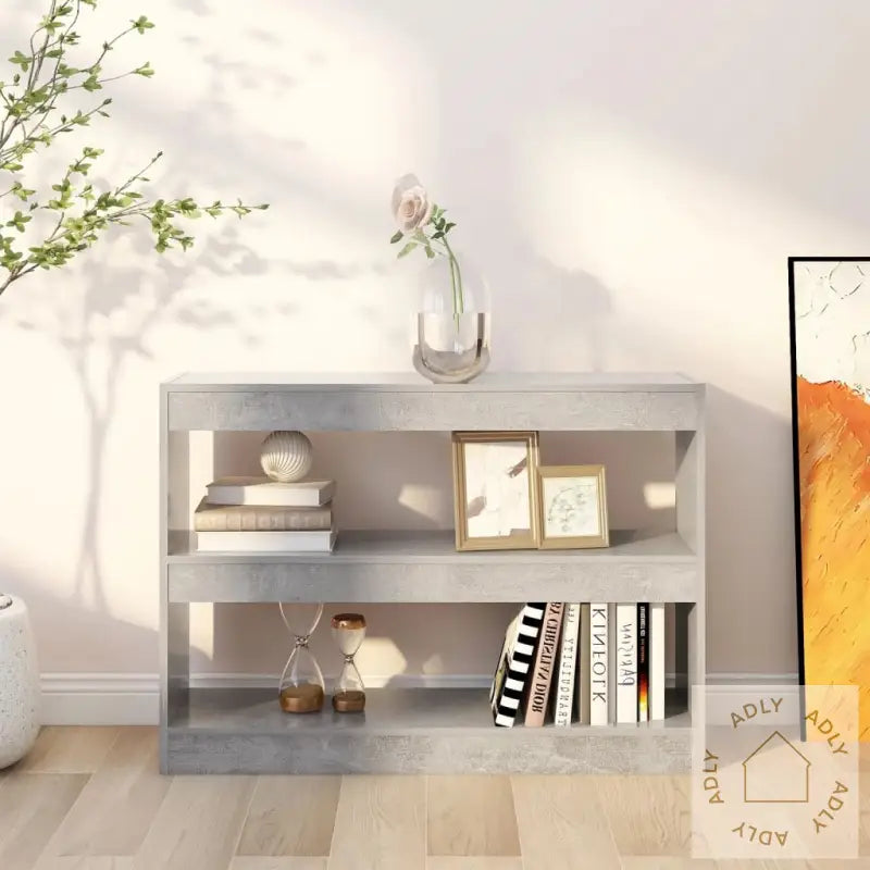 Bokhylle/Romdeler Betonggrå 100X30X72 Cm