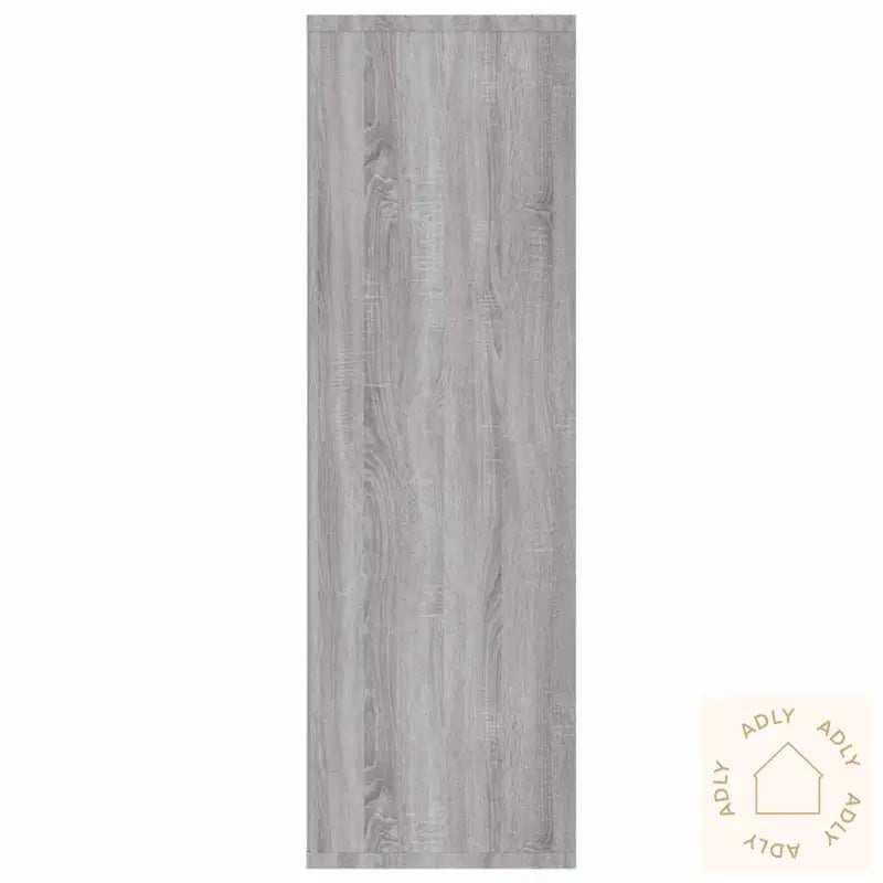 Bokhylle/Skjenk Grå Sonoma 50X25X80 Cm Konstruert Tre