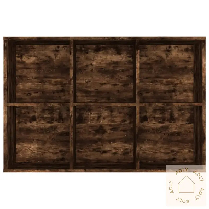 Bokhylle/Skjenk Røkt Eik 66X30X98 Cm Konstruert Tre