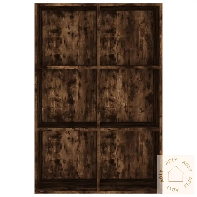 Bokhylle/Skjenk Røkt Eik 66X30X98 Cm Konstruert Tre