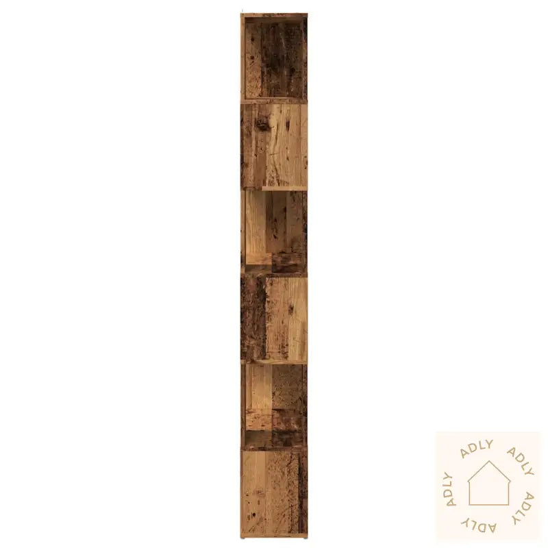 Bokhylle/Romdeler Gammelt Tre 60X24X186 Cm