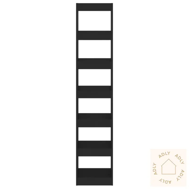 Bokhylle/Romdeler Svart 40X30X198 Cm