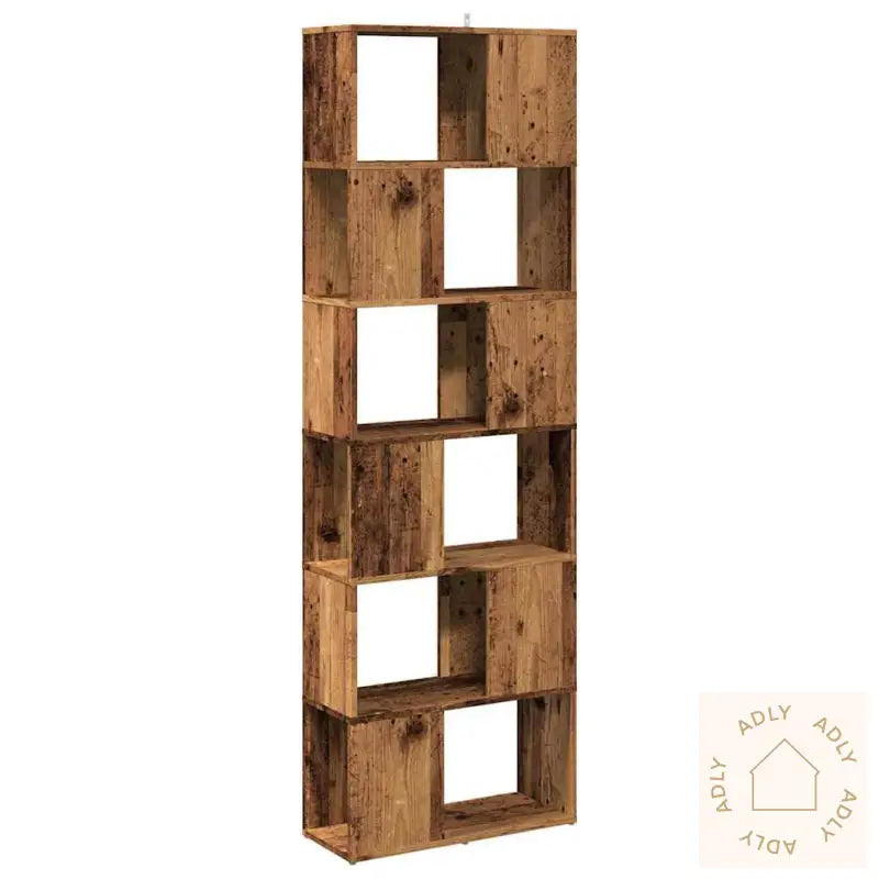 Bokhylle/Romdeler Gammelt Tre 60X24X186 Cm