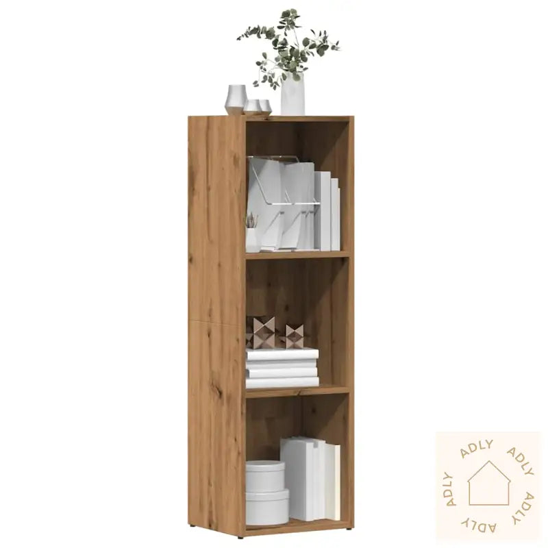 Bokhylle Artisan Eik 36X30X114 Cm Konstruert Tre